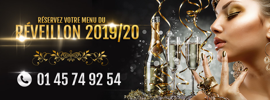 Les menus soirée du Réveillon 2019